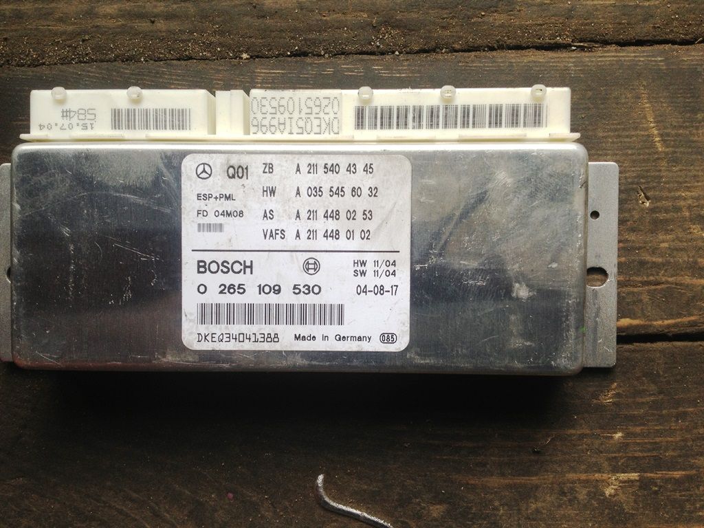 Как снять блок esp w211