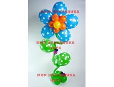 Цветок в горошек №2