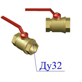 Кран шаровой d32  м\м