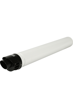 KHG71405961__Коаксиальная труба полипропиленовая с наконечником диам. 60100 мм, длина 750 мм для конденсационных котлов