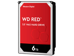 Жесткий диск HDD 6000 Gb Western Digital WD60EFAX, 256Mb, SATA III, Red
