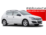 Рейлинги Opel Astra H (5 дверный хэтчбек) 2004-2014