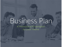 Шаблон презентации Business Plan