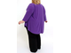 Женская струящаяся туника арт. 9753-172 (цвет темно-фиолетовый) Размеры 58-76
