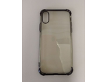 Защитная крышка  iPhone X/XS, прозрачная, с черным бампером