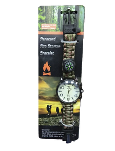 Наручные часы Paracord Fire Starter Bracelet