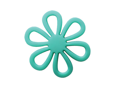 Цвет бирюзовый. Магнит "Ромашка". Доставим в регионы России транспортной компанией