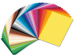 бумага листами цветная однотонная
