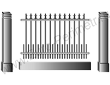 Забор сварной арт. 31