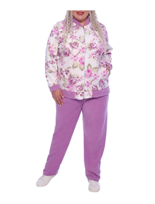 Женский спортивный костюм Арт. 18803-0170 (цвет розовый) Размеры 66-78