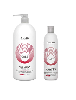 Шампунь для волос с маслом миндаля Ollin care almond oil shampoo