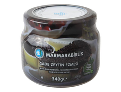 Паста из маслин (оливки чёрные натуральные), Sade Zeytin Ezmesi, 340 гр., Marmarabirlik, Турция