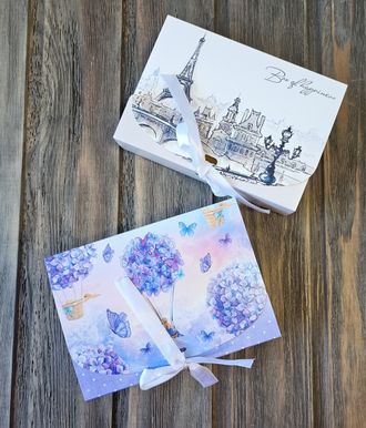 Конфеты Laurenco в коробках Весенняя гортензия и Париж