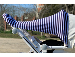 Защитная шторка от солнца универсальная для колясок (ЦВЕТА В АССОРТИМЕНТЕ)
