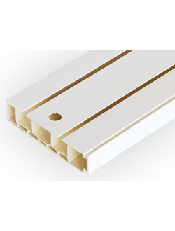 Шина двухрядная для потолочных карнизов