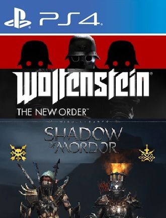 Wolfenstein: The New Order + Средиземье: Тени Мордора Legion Edition (цифр версия PS4) RUS