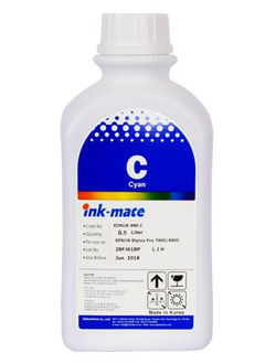 Чернила синие Ink-Mate для Epson Stylus Pro 4880, 7890, 3880, 9700, 7880, 7700, 9890, 4900, 3800, 7900, 9900, 9880, 11880, 4450, 9450, 7450, SureColor SC-T3200, T3000, T5200, T5000, T7200, T7000, P6000, P8000, P7000, P9000, P5000, 500 мл.