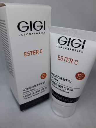 GIGI "ESTER C" - Moisturizer Cream SPF 20 (Дневной обновляющий крем с SPF 20 ESTER C)