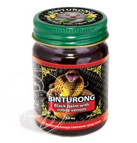 Binturong Черный бальзам с ядом Кобры, Black balm with cobra venom, 50 мл. 431290