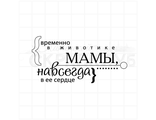 ФП штамп &quot;В животике мамы&quot; (д)