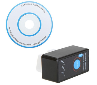 Сканер ELM 327 Bluetooth v2.1 с кнопкой
