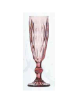 SR-00719DL/BHA6 Фиолетовый Бокал для шампанского 17 cl., стекло, Stemware, SouthGlass,Китай