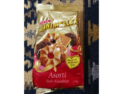 Печенье курабье ассорти Hanimeller (Asorti Tatlı Kurabiye), 170 гр, Ülker, Турция