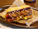 Hot-dog Dachshund с колбасками на выбор