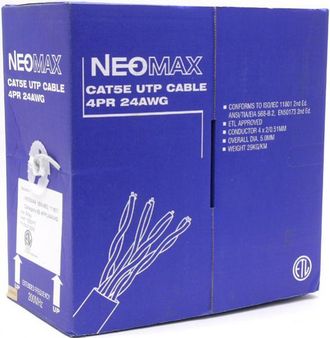 NEOMAX [NM10601] Кабель UTP cat.6 4 пары  (305 м) 0.57мм Taiwan