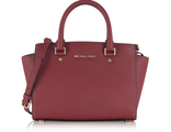 Сумка Michael Kors Selma Medium Bordo / Бордовая