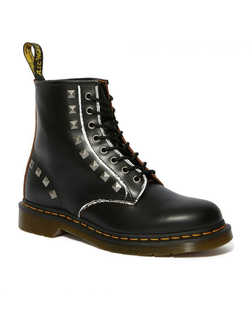 БОТИНКИ DR. MARTENS (ДОКТОР МАРТИНС) 1460 STUD ЧЕРНЫЕ