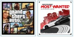 GTA V + Need for Speed Most Wanted (цифр версия PS3) RUS