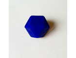 Силиконовый многогранник 17 мм. Синий