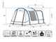 Палатки для минивенов надувная HYDRA
