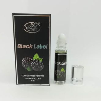 АРАБСКИЕ МАСЛЯНЫЕ ДУХИ BLACK LABEL (женские), 6 мл