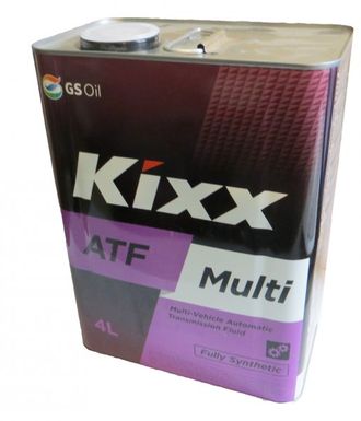 Трансмиссионная жидкость Kixx ATF Multi Plus 4 л.