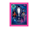 Пакет наклейок (стікерів, наліпок) TOPPS UEFA Champions League 2021/22 (Ліга Чемпіонів УЄФА 2021/22) - 10 наклейок