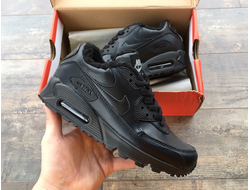 Кроссовки Nike Air Max 90 Black зимние