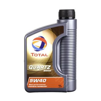 Моторное масло Total Quartz 9000 5W40 синтетическое 1 л.