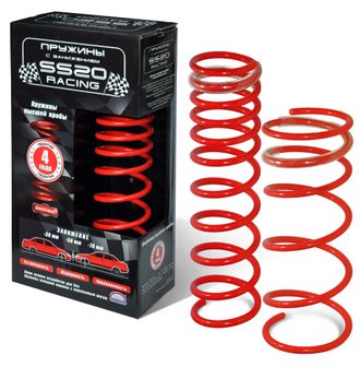 Пружина SS20 RACING передней подвески ВАЗ 2108-2110 занижение -50 мм SS30134 (2шт)