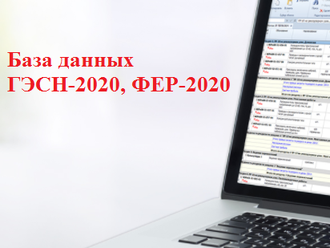 Право на использование базы данных «ГЭСН-2020, ФЕР-2020», на одно рабочее место