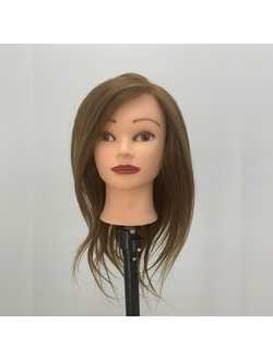 Модуль 100% натуральный (светлый шатен), длина волос 40 см