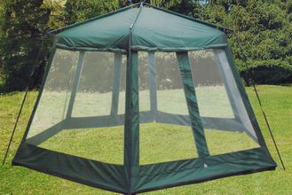 Шатер палатка с сеткой и тентом 4.3x4.3x2.3м
