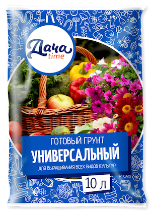 Грунт УНИВЕРСАЛЬНЫЙ (10л/20л/50л) Дача Тайм Грунт УНИВЕРСАЛЬНЫЙ (10л/20л/50л) Дача Тайм