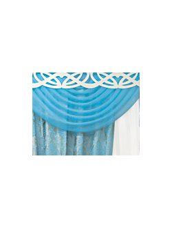 Готовые ажурные ламбрекены: модульные и в рулонах