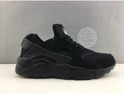 Nike Huarache черные замша женские (36-41) Арт: 003FМ(I)