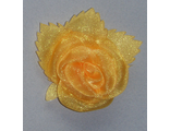 Роза средняя оранжевая, 7,5*9 см.