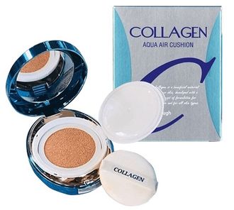 ENOUGH Тональный крем КУШОН №13 натуральный Collagen Aqua Air Cushion, 15 г. 080012