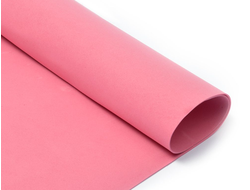 Уценка, Фоамиран Китайский, цвет розовый, размер 60*70 см, толщина 1 мм