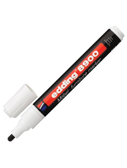 Маркер лаковый для мебели (paint marker) EDDING 8900, ретуширующий, 1,5-2 мм, нитро-основа, черный, E-8900/01